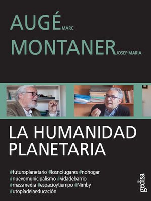 cover image of La humanidad planetaria